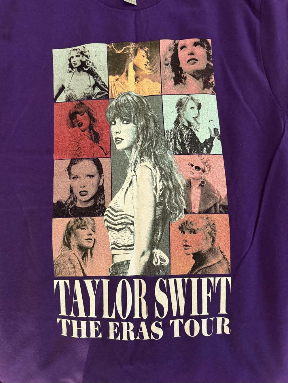 Taylor Swift Purple Multi-Image Graphic Tee